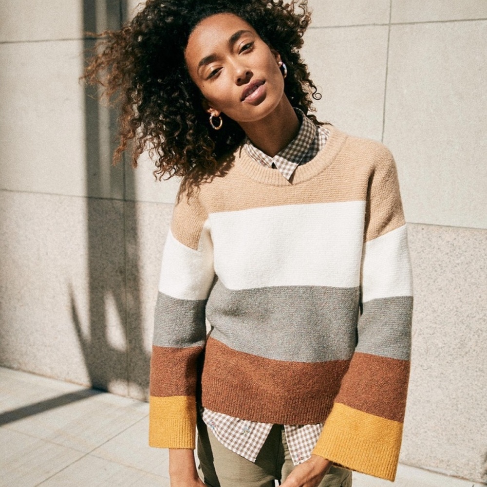 EUC MADEWELL Andria Pullover Sweater in Coziest Yarn